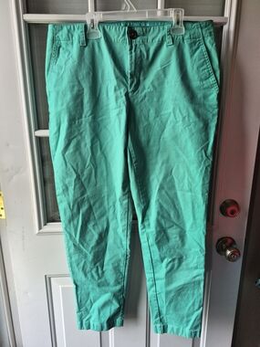 Tommy Hilfiger Teal Casual Cotton Chinos